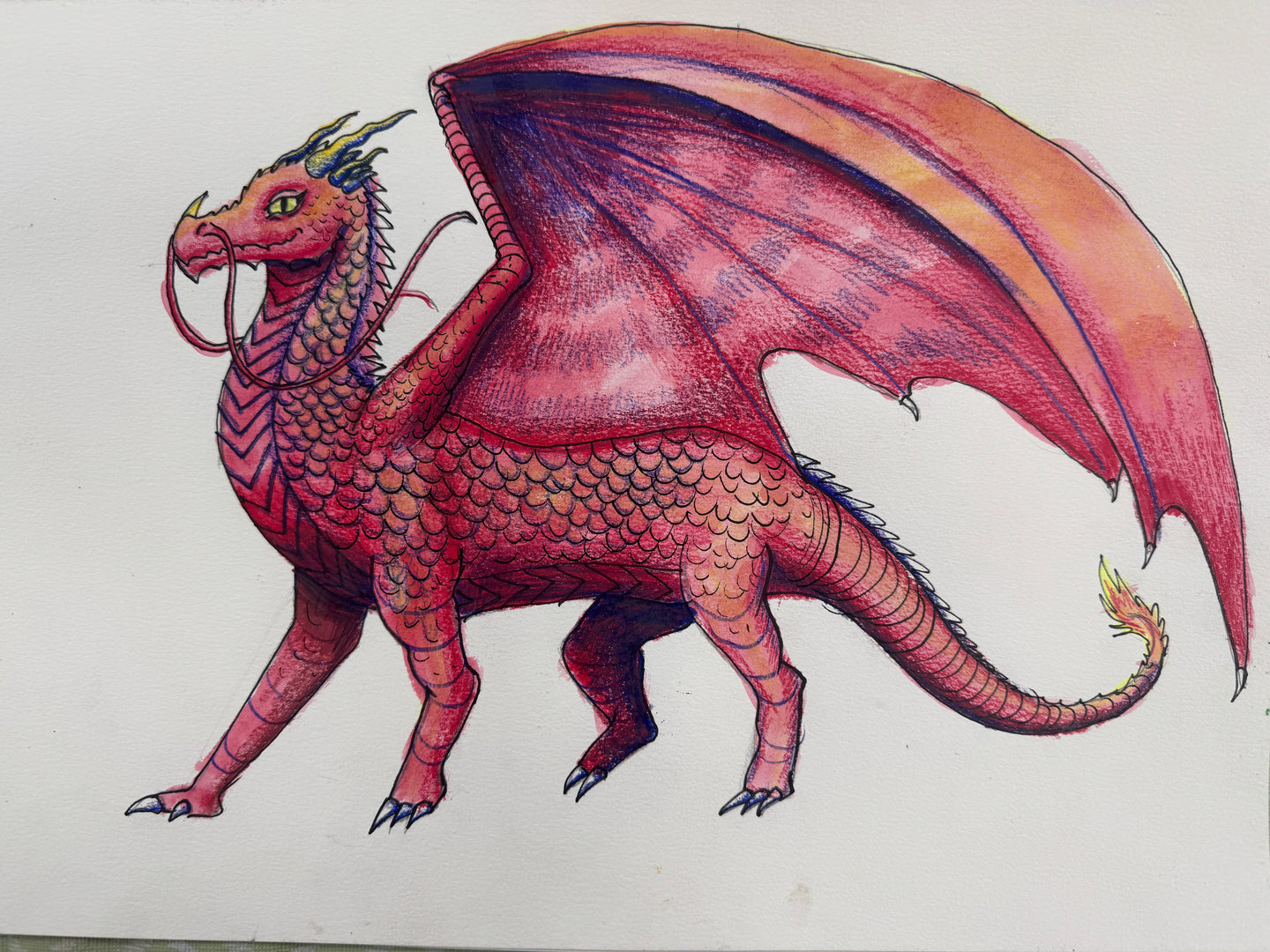 Epic Dragon Illustration * Friday March 20 2026 *PM* 1:30 PM - 3:30 PM * (Ages 6-13)