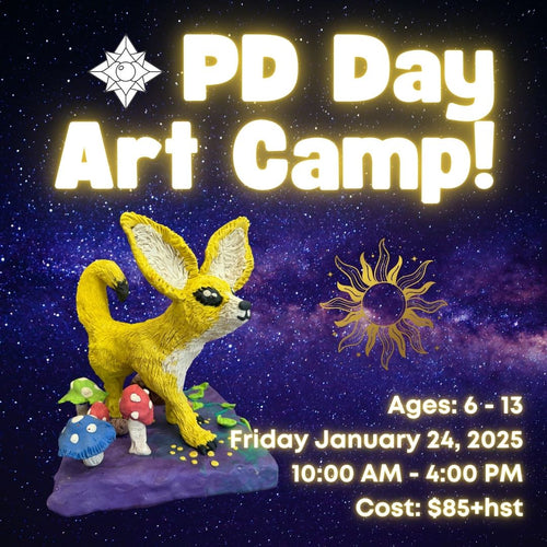 PD Day Kids Art Camp! * Friday January 24th 2025 * 10:00 AM - 4:00 PM