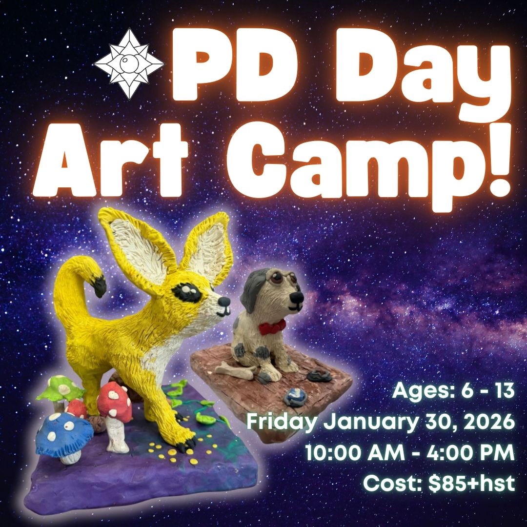 PD Day Kids Art Camp * Friday January 30th 2026 * 10:00 AM - 4:00 PM