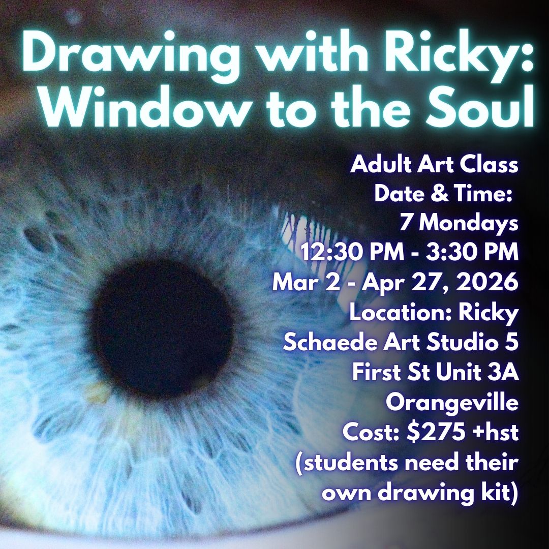 Drawing with Ricky: Window to the Soul * 7 Mondays 12:30 PM - 3:30 PM ...