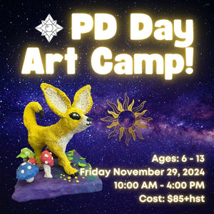 PD Day Kids Art Camp! * Friday November 29 2024 * 10:00 AM - 4:00 PM