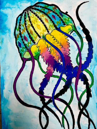 The Vibrant Jellyfish * Tuesday March 11 2025 *AM* 10:00 AM - 12:00 PM * (Ages 6-13)