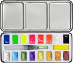 Studio Series Metallic and Neon Watercolour Paint Set